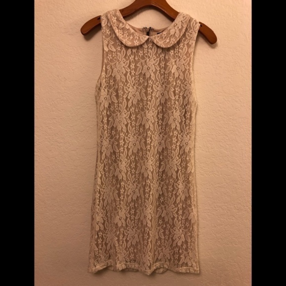 Mini Beige Dress - Picture 3 of 4